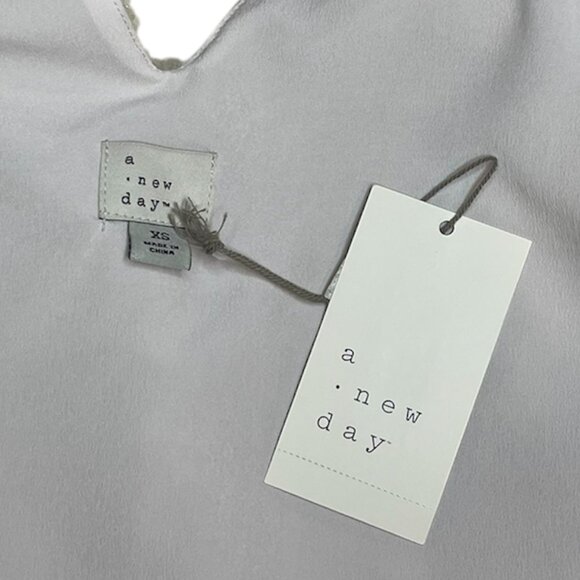 NWT A New Day Women's A-Line V-Neck Mini Sequin Party Dress XS - Picture 6 of 6